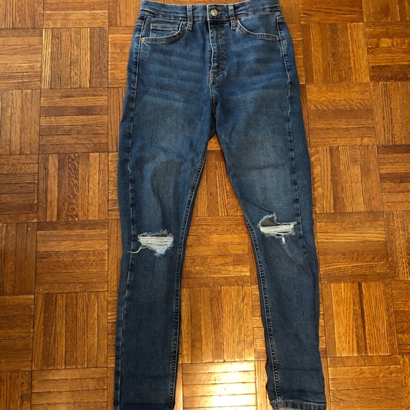 Top shop Jamie Moto Jeans - Picture 2 of 2